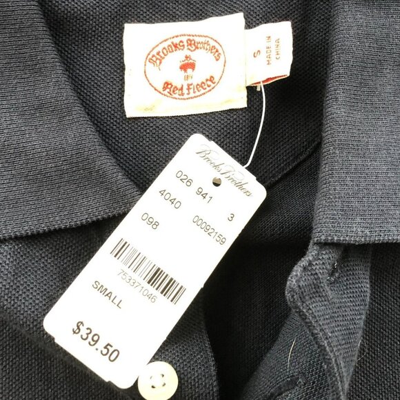 NWT Brooks Brothers Red Fleece Mens Polo Shirt Small Short Sleeve Casual Pullove - Picture 5 of 9